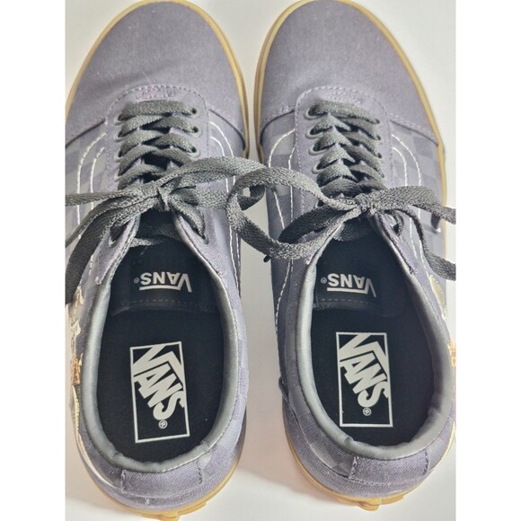 VANS Ward Low Snake Skull Charcoal/Gum Sole Sneakers Men Size 9 Womens 10.5 NWOB main image 7